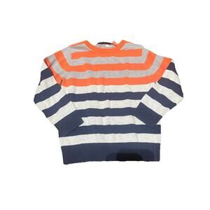 The Children’s Place Gray Sweater with, Blue And Orange Stripes Size 3t